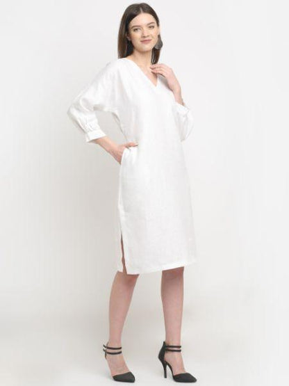 Hemp White Tunic | Verified Sustainable by Brown Living™