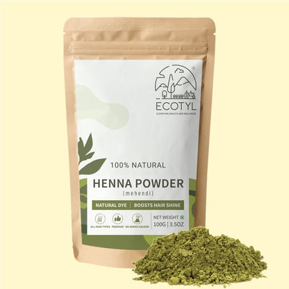 Henna Powder | Natural Hair Dye | Hair Strengthening | 100g | Verified Sustainable by Brown Living™