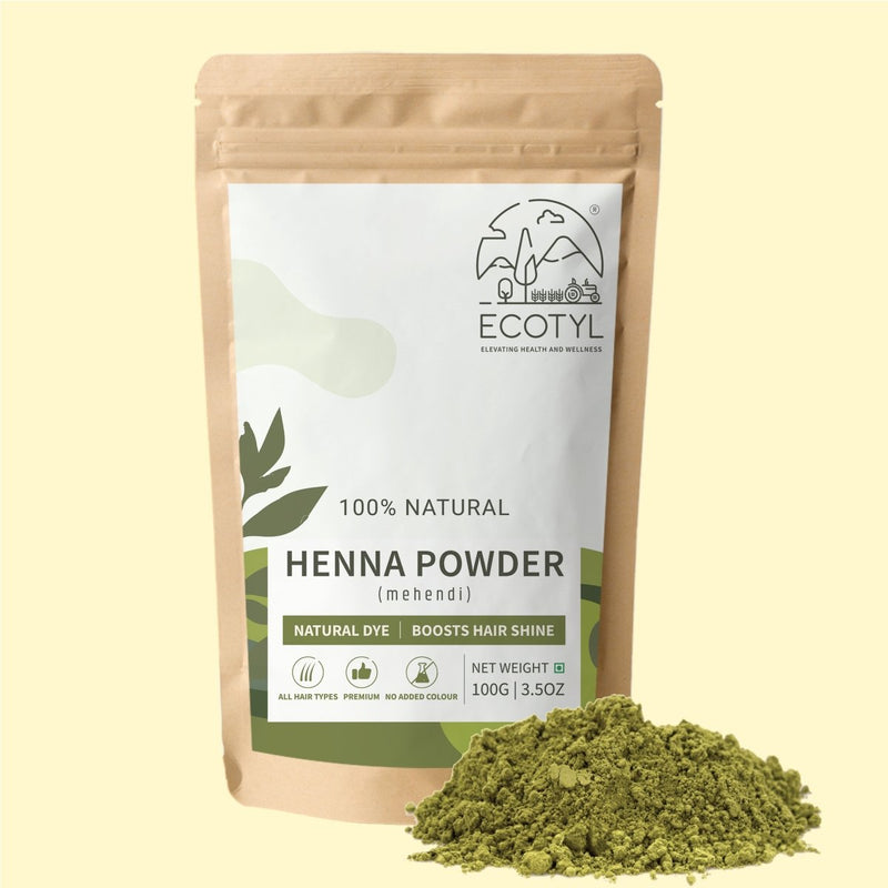 Buy Henna Powder | Natural Hair Dye | Hair Strengthening | 100g | Shop Verified Sustainable Hair Colour on Brown Living™