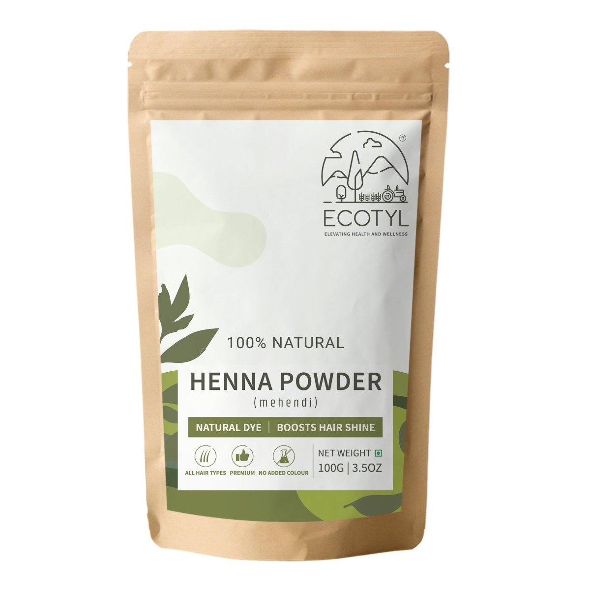 Henna Powder | Natural Hair Dye | Hair Strengthening | 100g | Verified Sustainable by Brown Living™