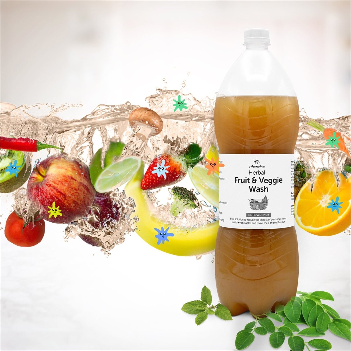 Herbal Fruit & Vegetable Wash - 750ml | Verified Sustainable by Brown Living™