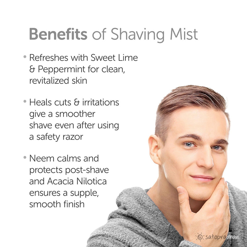 Herbal Organic Unisex Shaving Mist | Verified Sustainable Shaving Aid on Brown Living™