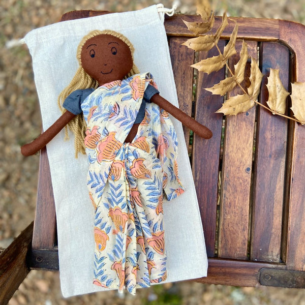 Hetal- Single Fabric Doll | Verified Sustainable Role & Pretend Play Toys on Brown Living™