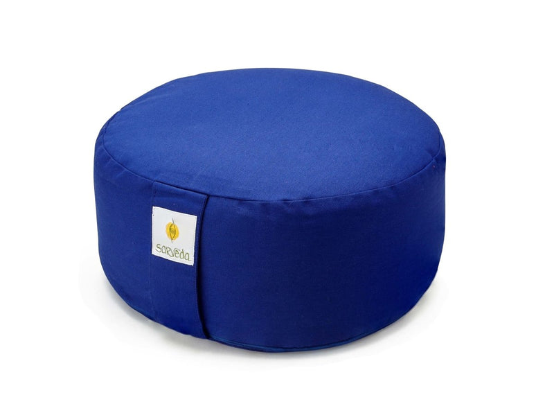 Buy Hi-Zafu Meditation Cushion filled with Buckwheat Hulls | Organic Cotton | Shop Verified Sustainable Yoga Pillow on Brown Living™