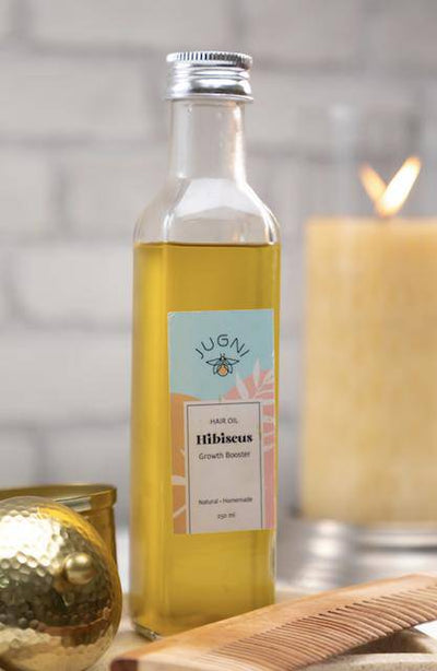 Hibiscus Hair Oil 250ml as a Growth Booster – Hair Oil on Brown Living™. SKU: 231 - 09474 - SKUHO - HH - 01. Img 2.