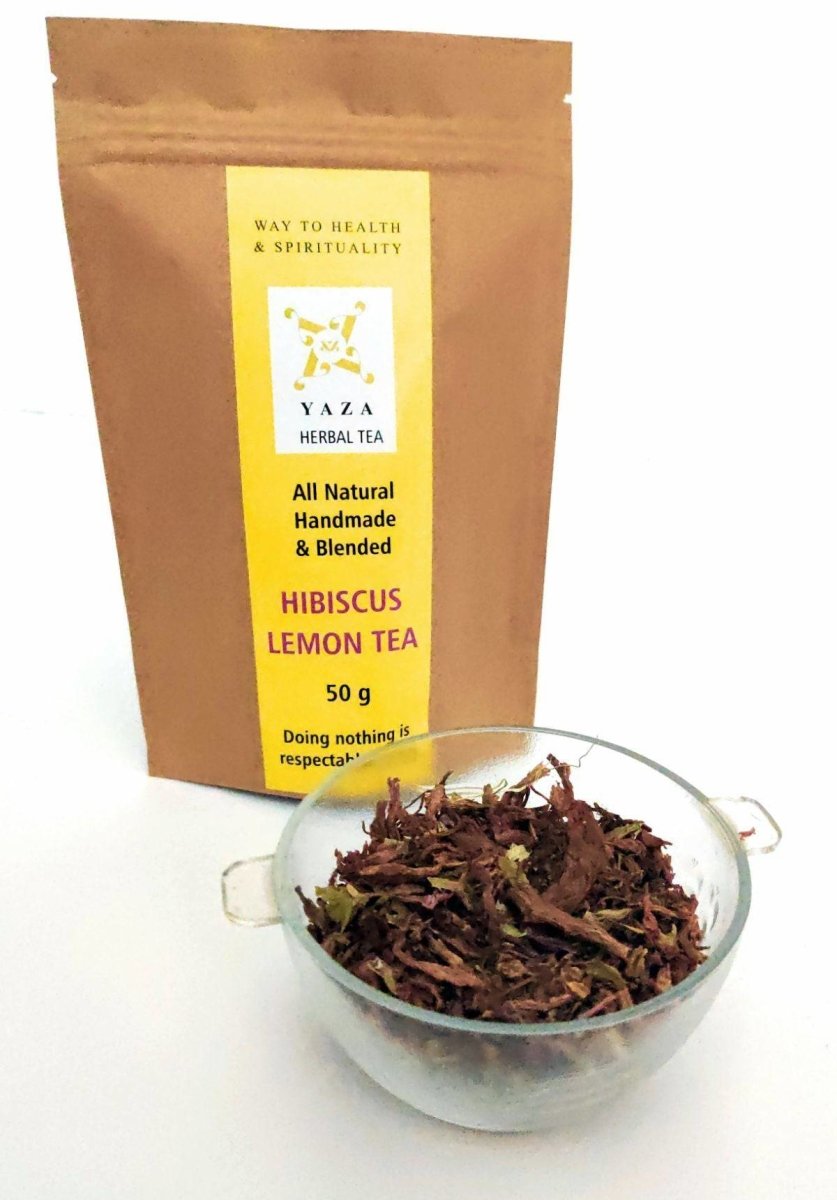 Hibiscus Lemon Tea - The Ultimate Refresher & Cooler - 50g - 30 Servings | Verified Sustainable by Brown Living™