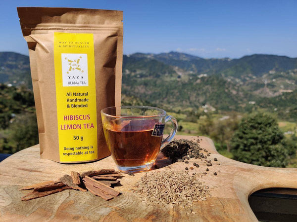Buy Hibiscus Lemon Tea - The Ultimate Refresher & Cooler - 50g - 30 Servings | Shop Verified Sustainable Tea on Brown Living™