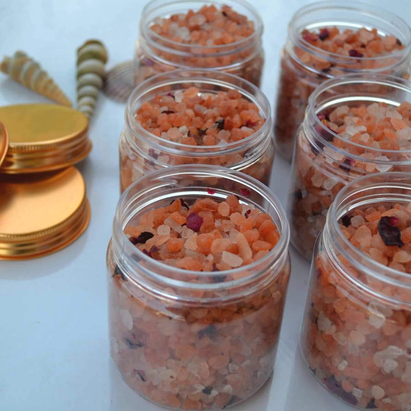 Buy Himalayan Pink Salt | French Rose Refreshing bath salt | Shop Verified Sustainable Products on Brown Living