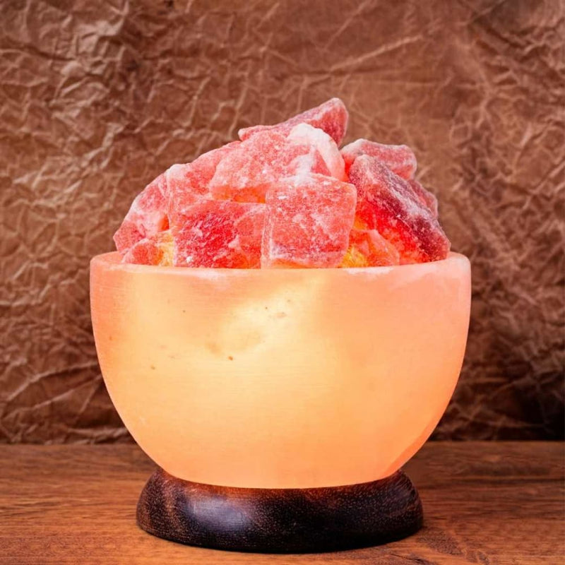 Himalayan Salt Lamp- Fire Bowl | Verified Sustainable Lamps & Lighting on Brown Living™
