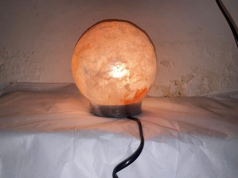 Himalayan Salt Lamp- Globe Shape | Verified Sustainable Lamps & Lighting on Brown Living™