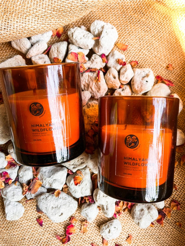 Buy Himalayan Wildflower Soy Candle- Pack of 1 | Shop Verified Sustainable Candles & Fragrances on Brown Living™