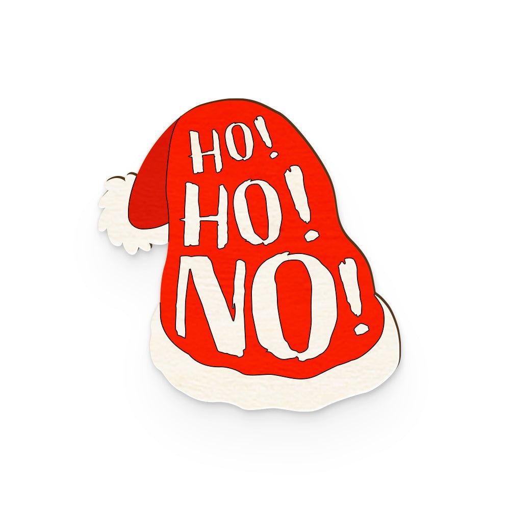 Ho Ho Hat Hand Painted Wooden Pin | Verified Sustainable by Brown Living™