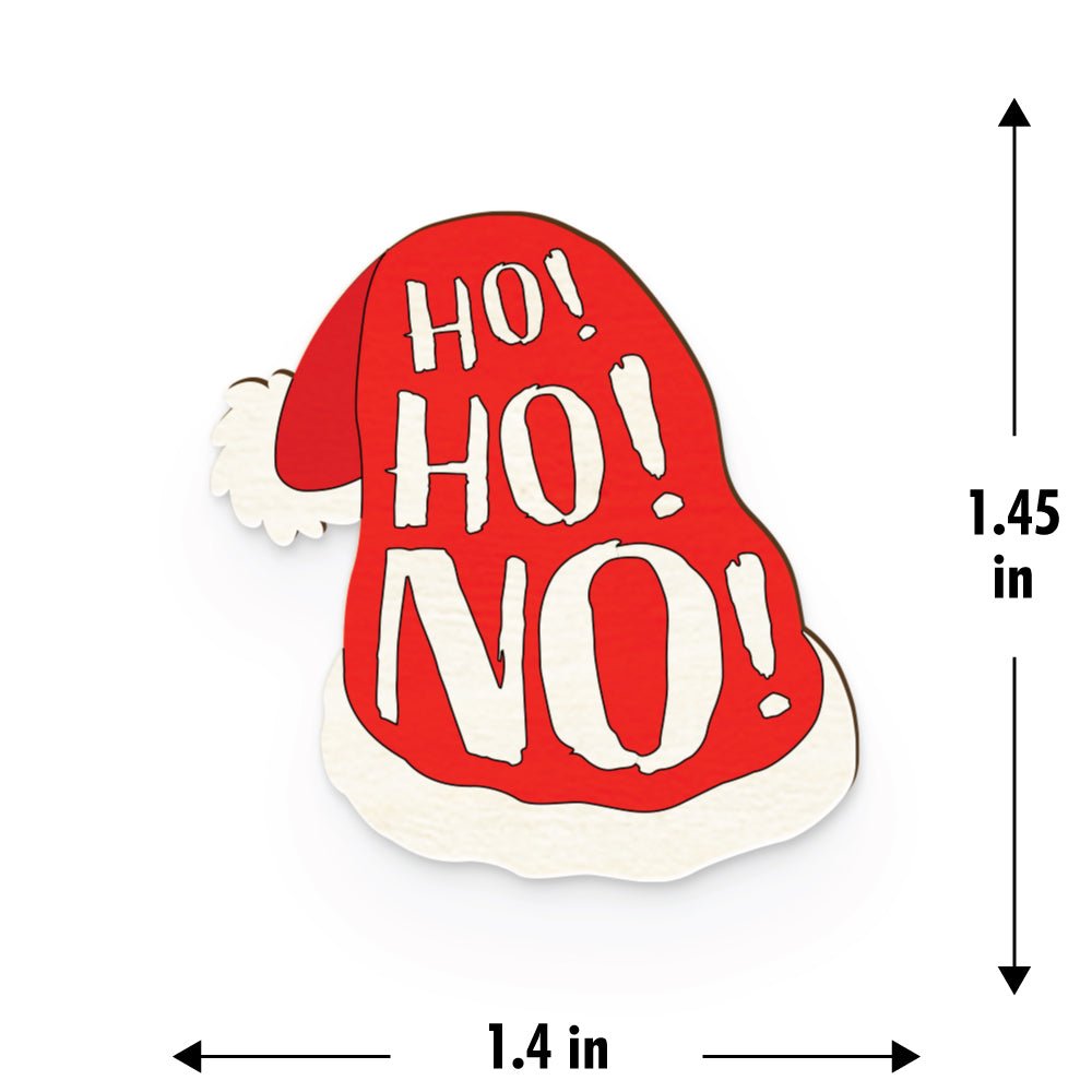 Ho Ho Hat Hand Painted Wooden Pin | Verified Sustainable by Brown Living™