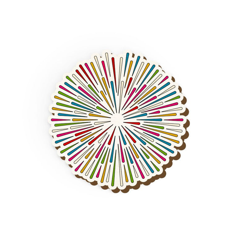 Buy Holi Hai Splash Of Colours Pin | Shop Verified Sustainable Stationery on Brown Living™