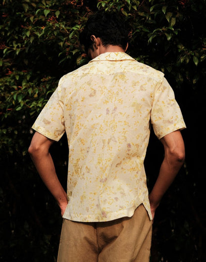 Holiday Bloom Shirt | Organic Cotton | Camp Collar | Verified Sustainable by Brown Living™