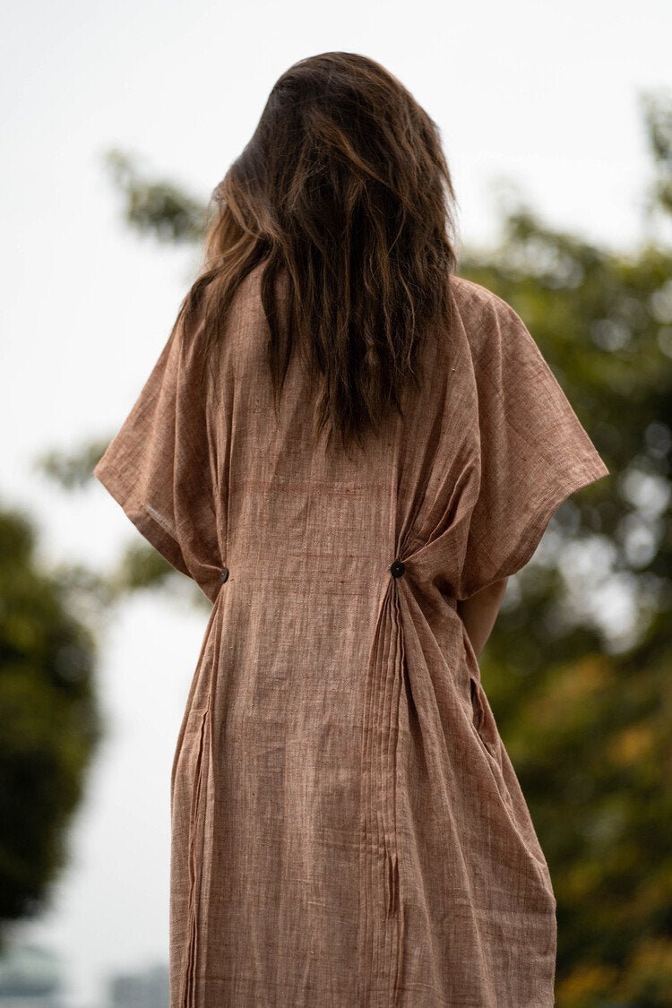 Buy Holika Dress - Brown | Shop Verified Sustainable Womens Dress on Brown Living™
