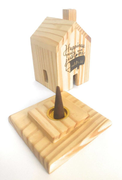 Home Incense Holder Wooden | Verified Sustainable by Brown Living™