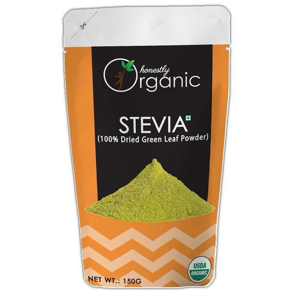 Buy Honestly Organic Stevia Leaf Powder - 150g | Shop Verified Sustainable Healthy Snacks on Brown Living™