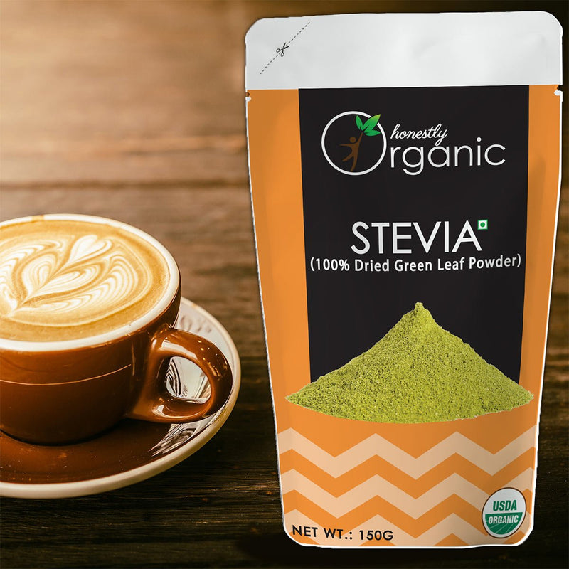 Buy Honestly Organic Stevia Leaf Powder - 150g | Shop Verified Sustainable Products on Brown Living
