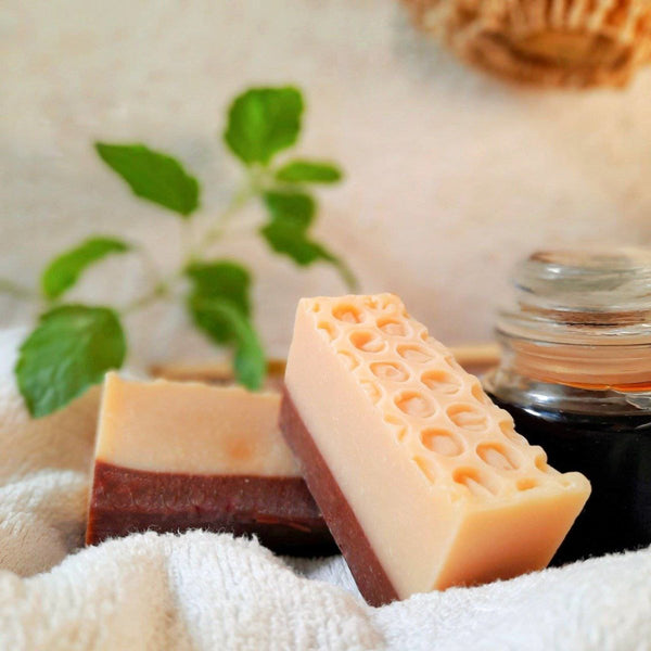 Buy Honey and Chocolate Cold Processed Soap Bar (good for dry skin) | Shop Verified Sustainable Products on Brown Living