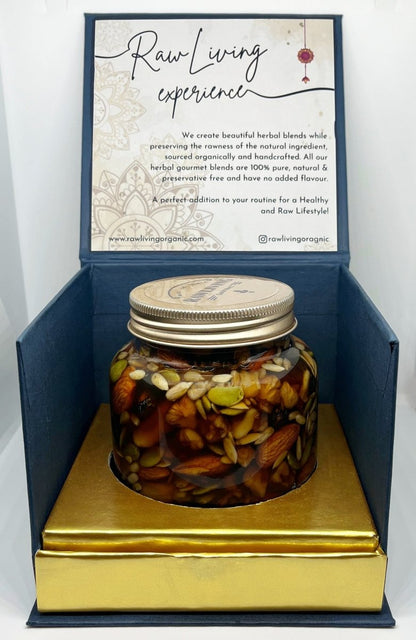 Honey Dipped - Nuts & Seeds Mix | Gift Pack | Healthy Gifting For Weddings and Corporates | Verified Sustainable by Brown Living™