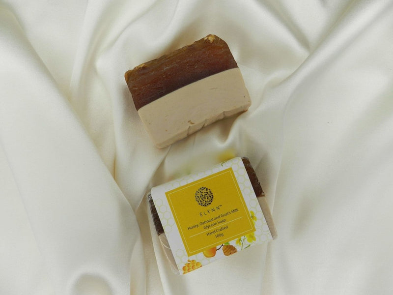 Buy Honey, Oatmeal and Goat's Milk Soap 100g | Shop Verified Sustainable Body Soap on Brown Living™