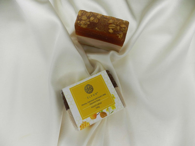 Buy Honey, Oatmeal and Goat's Milk Soap 100g | Shop Verified Sustainable Body Soap on Brown Living™