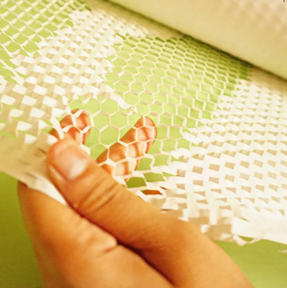 Honeycomb Paper Bubble Wrap | Length 100 Meters | Verified Sustainable by Brown Living™