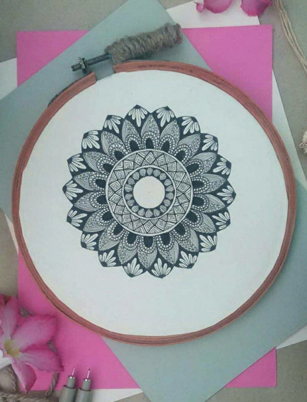 Buy Hoop Mandala Wall Decor | Shop Verified Sustainable Products on Brown Living