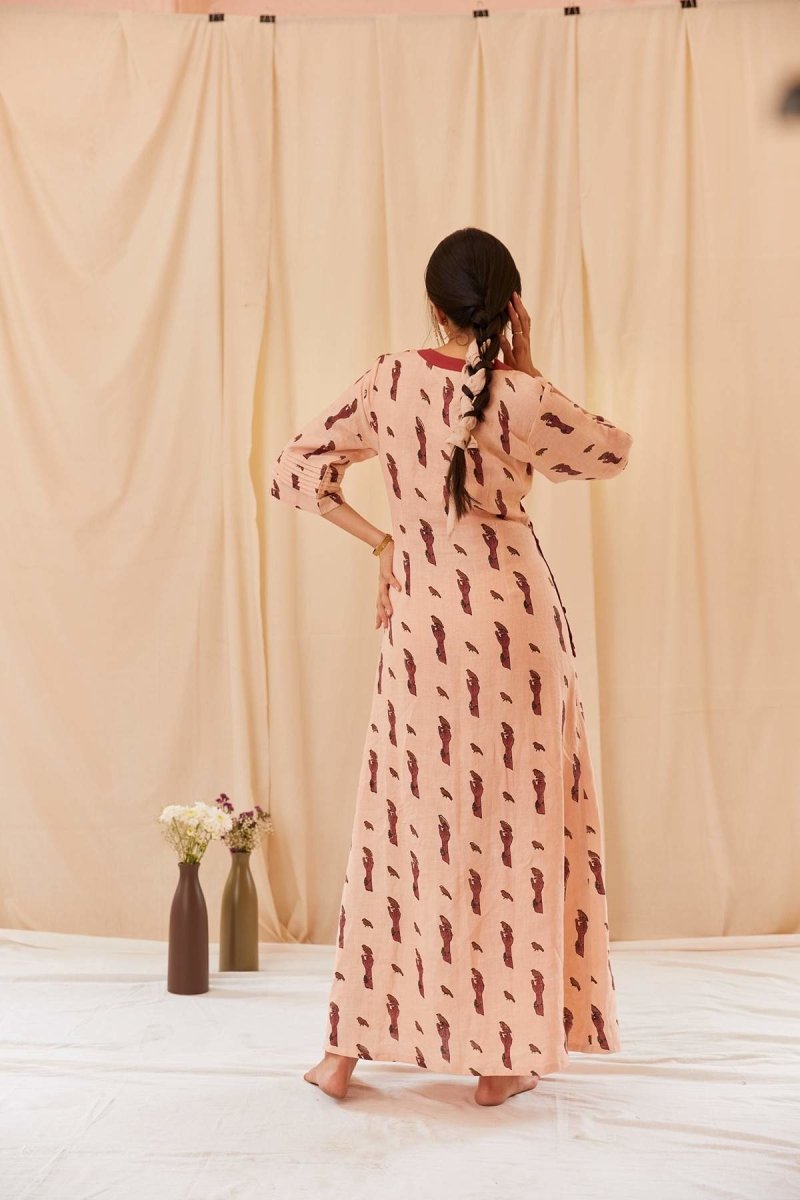 Buy Hopeful Birdie Long Dress | Shop Verified Sustainable Products on Brown Living