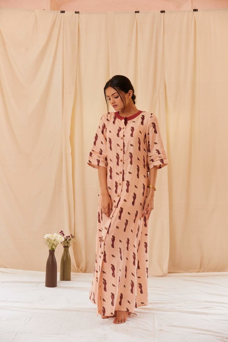 Buy Hopeful Birdie Long Dress | Shop Verified Sustainable Products on Brown Living