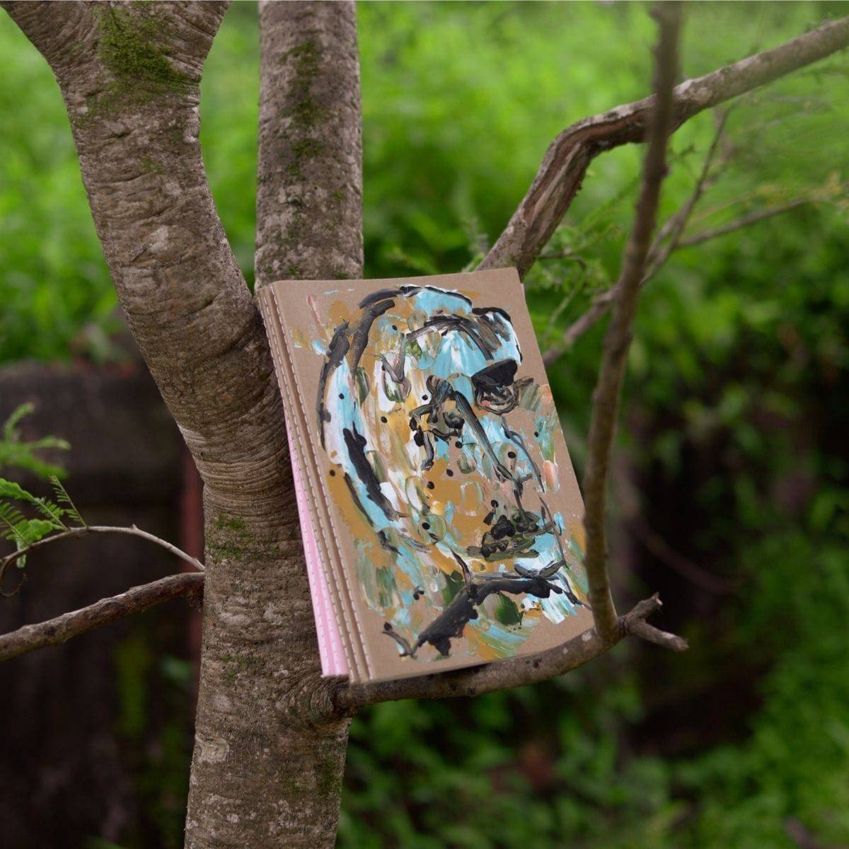 Horizon Hand - Painted Notebook | Verified Sustainable by Brown Living™