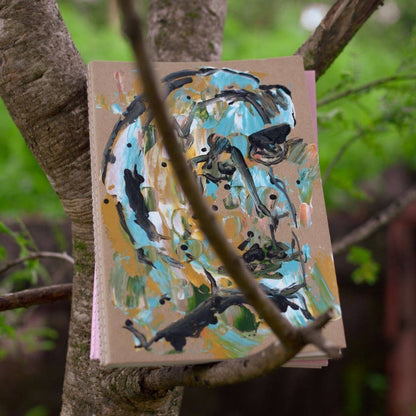 Horizon Hand - Painted Notebook | Verified Sustainable by Brown Living™