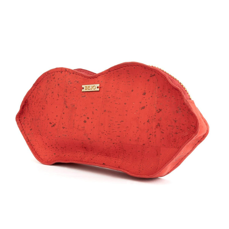 Buy Hot Lip Pouch - Cork Leather | Shop Verified Sustainable Products on Brown Living