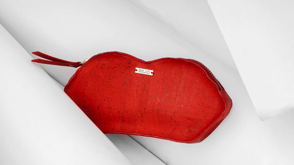 Buy Hot Lip Pouch - Cork Leather | Shop Verified Sustainable Travel Accessories on Brown Living™