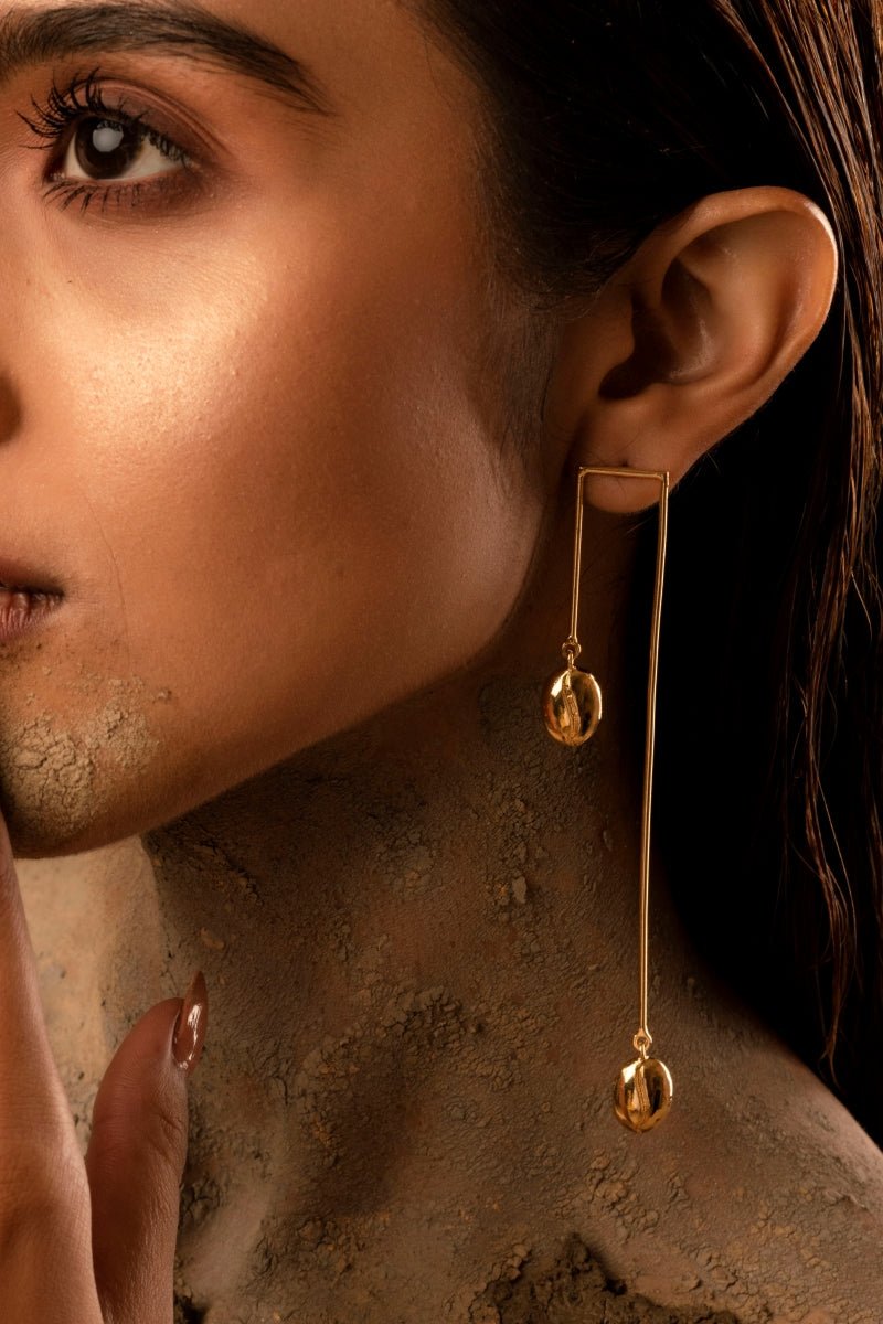 Buy Hot Stuff | Gold plated earrings | Shop Verified Sustainable Products on Brown Living