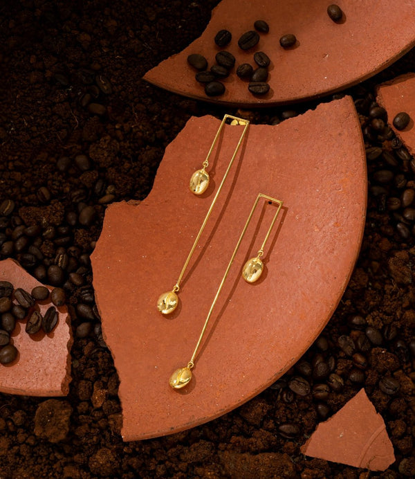 Buy Hot Stuff | Gold plated earrings | Shop Verified Sustainable Womens Earrings on Brown Living™