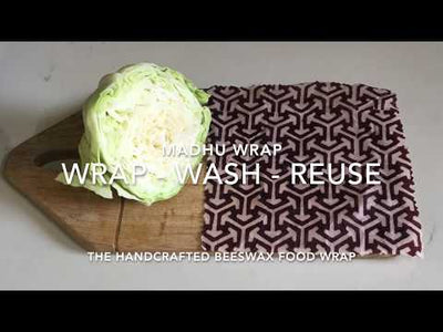Zero Waste Bento Bag Kit ( Bento Bag+Cutlery Wrap+Beeswax Wrap+Napkin)