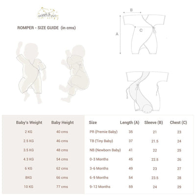 Humming Dots Newborn Romper – Kids Rompers on Brown Living™. SKU: C1R0HDBG06TB. Img 4.