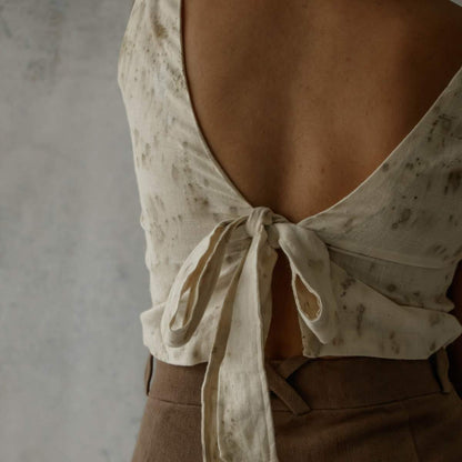 Hymn Of Hope | Tie Back Top | Verified Sustainable by Brown Living™