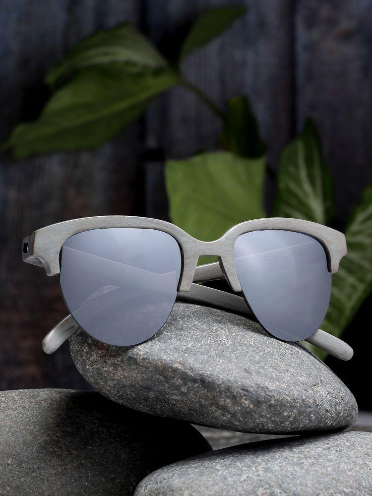 Buy Ibach Wooden Sunglass - Handcrafted Unisex | Shop Verified Sustainable Womens Sunglasses on Brown Living™