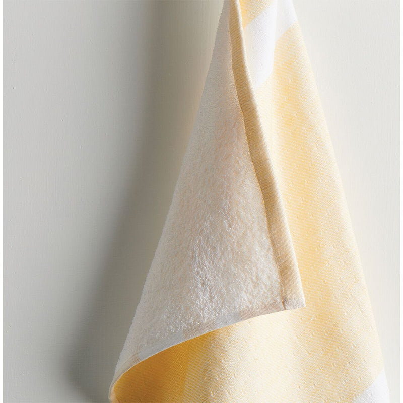 Icing Hammam Terry Bath Towel-Melon Icing | Verified Sustainable Bath Linens on Brown Living™