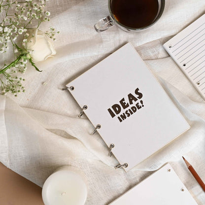 Ideas Inside - Refillable Notebook | Verified Sustainable by Brown Living™