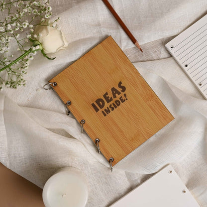 Ideas Inside - Refillable Notebook | Verified Sustainable by Brown Living™