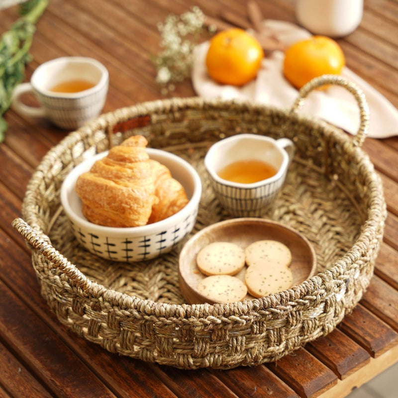 Buy Inayat Gold Brunch Tray | Shop Verified Sustainable Trays & Platters on Brown Living™