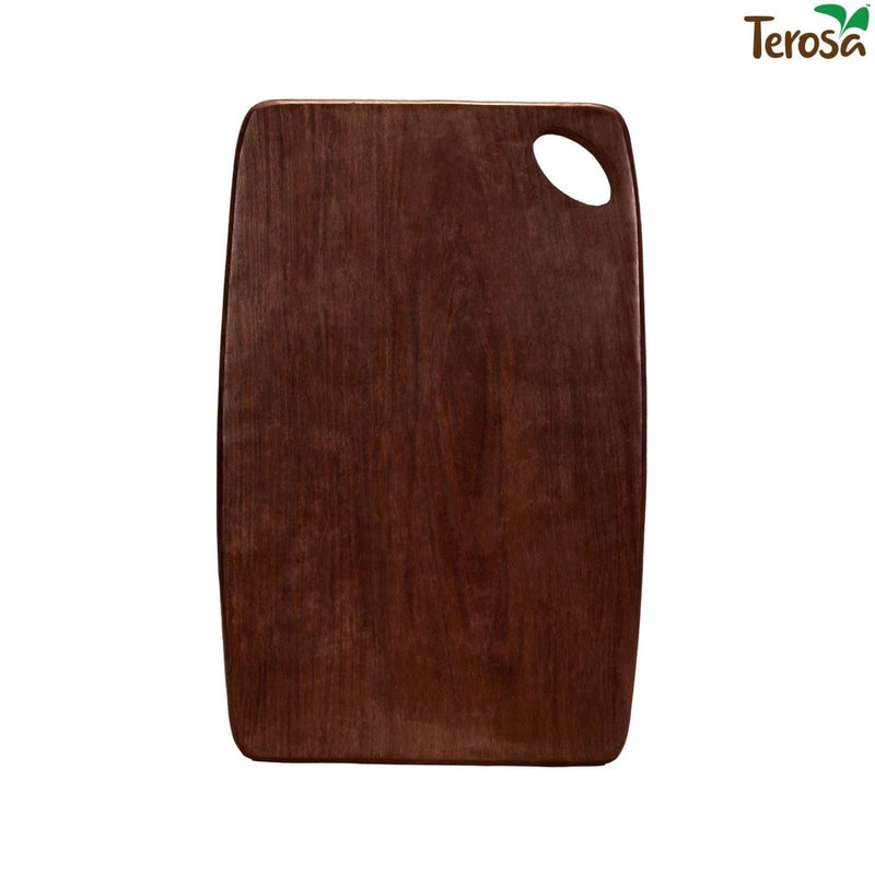 Buy Indian Rosewood or Sheesham Chopping Board Large - 15x9.5" - Oval or Rectangular - Wooden | Shop Verified Sustainable Kitchen Tools on Brown Living™