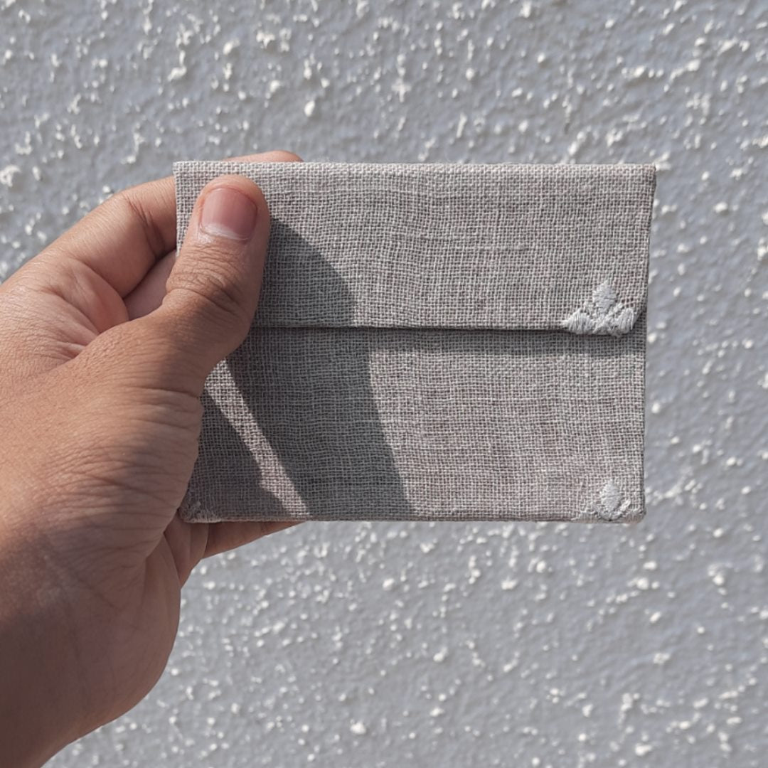 Indie Pocket Wallet - Grey | Verified Sustainable by Brown Living™