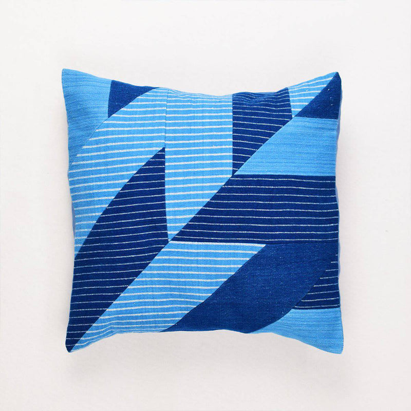 Buy Indigo denim cushion cover | Shop Verified Sustainable Covers & Inserts on Brown Living™