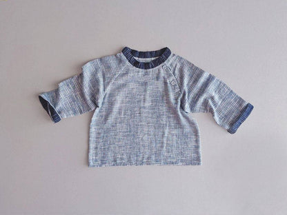 Indigo Harmony Raglan T-shirt | Verified Sustainable by Brown Living™