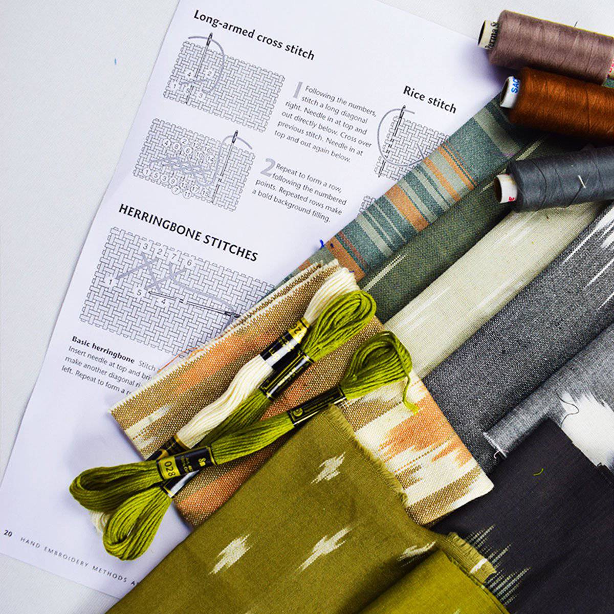 Indigo Mending Kit – Womens Accessories by Sonica Sarna available on Brown Living™. Indigo combo . SKU: 274 - 14186 - SSD - 221. Img 3.
